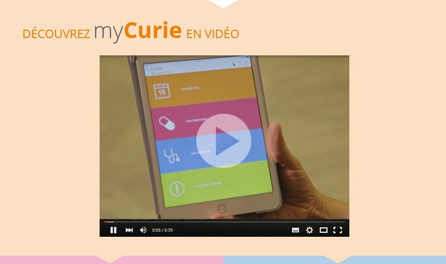 Découvrez myCurie en video